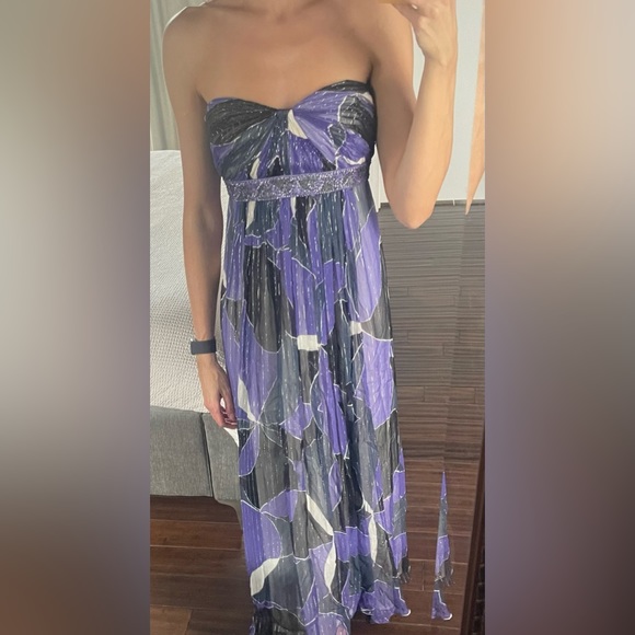 bcbgmaxazria strapless cocktail dress size 2 - Picture 6 of 8